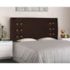 Cabeceira Estofada Santorini SPZ 90cm Solteiro Suede Marrom