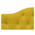 Cabeceira Estofada Suspensa Imperatriz 140 cm Casal Suede Amarelo - Amarena Móveis