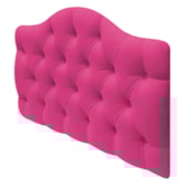 Cabeceira Estofada Suspensa Imperatriz 160 cm Queen Size Suede Pink - Amarena Móveis