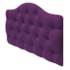 Cabeceira Estofada Suspensa Imperatriz 160 cm Queen Size Suede Roxo - Amarena Móveis