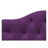 Cabeceira Estofada Suspensa Imperatriz 160 cm Queen Size Suede Roxo - Amarena Móveis