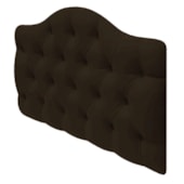 Cabeceira Estofada Suspensa Imperatriz 195 cm King Size Corano Marrom - Amarena Móveis