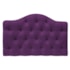 Cabeceira Estofada Suspensa Imperatriz 195 cm King Size Suede Roxo - Amarena Móveis