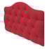 Cabeceira Estofada Suspensa Imperatriz 195 cm King Size Suede Vermelho - Amarena Móveis