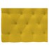 Cabeceira Estofada Suspensa Imperatriz 90 cm Solteiro Suede Amarelo - Amarena Móveis