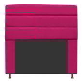 Cabeceira Estofada Turim 140 cm Casal  Suede Pink - Amarena Móveis