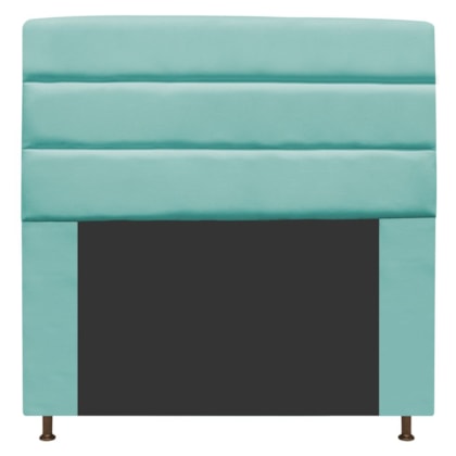 Cabeceira Estofada Turim 160 cm Queen Size Suede Azul Tiffany - Amarena Móveis