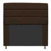 Cabeceira Estofada Turim 160 cm Queen Size Suede Marrom - Amarena Móveis