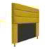 Cabeceira Estofada Turim 195 cm King Size Suede Amarelo - Amarena Móveis