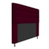Cabeceira Estofada Turim 195 cm King Size Suede Bordô - Amarena Móveis