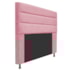 Cabeceira Estofada Turim 195 cm King Size Suede Rosa Bebê - Amarena Móveis