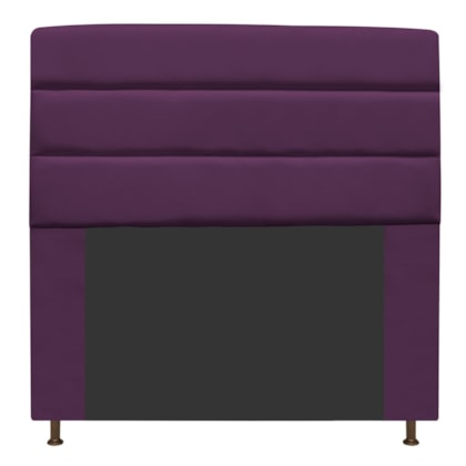 Cabeceira Estofada Turim 195 cm King Size Suede Roxo - Amarena Móveis