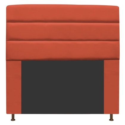 Cabeceira Estofada Turim 195 cm King Size Suede Terracota - Amarena Móveis