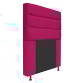 Cabeceira Estofada Turim 90 cm Solteiro  Suede Pink - Amarena Móveis