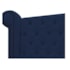 Cabeceira Estofada Veneza 160 cm Queen Size Suede Azul Marinho - Amarena Moveis