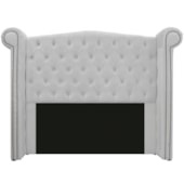 Cabeceira Estofada Veneza 160 cm Queen Size Suede Branco - Amarena Moveis
