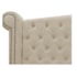 Cabeceira Estofada Veneza 195 cm King Size Corano Bege - Amarena Moveis