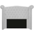 Cabeceira Estofada Veneza 195 cm King Size Corano Branco - Amarena Moveis