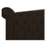 Cabeceira Estofada Veneza 195 cm King Size Corano Marrom - Amarena Moveis