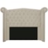 Cabeceira Estofada Veneza 195 cm King Size Suede Bege - Amarena Moveis