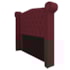 Cabeceira Estofada Veneza 195 cm King Size Suede Bordô - Amarena Moveis