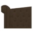 Cabeceira Estofada Veneza 195 cm King Size Suede Marrom - Amarena Moveis