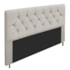 Cabeceira França Estofada Strass 195cm Cama Box King Corano Bege - Amarena Móveis