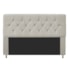 Cabeceira França Estofada Strass 195cm Cama Box King Corano Bege - Amarena Móveis
