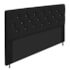 Cabeceira França Estofada Strass 195cm Cama Box King Corano Preto - Amarena Móveis