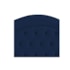 Cabeceira King Ághata P04 195 cm Suede Azul Marinho TCA 948 - Amarena Móveis