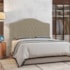 Cabeceira King Ághata P04 195 cm Suede Bege TCA 941 - Amarena Móveis
