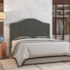 Cabeceira King Ághata P04 195 cm Suede Cinza Escuro TCA 958 - Amarena Móveis