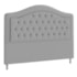 Cabeceira King Ághata P04 195 cm Suede Cinza TCA 940 - Amarena Móveis