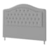 Cabeceira King Ághata P04 195 cm Suede Cinza TCA 940 - Amarena Móveis