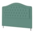 Cabeceira King Ághata P04 195 cm Suede Turquesa TCA 946 - Amarena Móveis