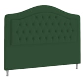 Cabeceira King Ághata P04 195 cm Suede Verde TCA 947 - Amarena Móveis