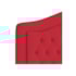 Cabeceira King Ághata P04 195 cm Suede  Vermelho TCA 53 - Amarena Móveis