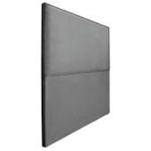 Cabeceira King Bali P02 195 cm para cama Box Suede Cinza - Amarena Móveis