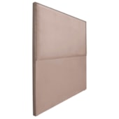 Cabeceira King Bali P02 195 cm para cama Box Suede Rosê - Amarena Móveis