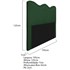Cabeceira King Bari P02 195 cm para cama Box Suede Verde - Amarena Móveis