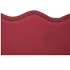 Cabeceira King Bari P02 195 cm para cama Box Suede Vermelho - Amarena Móveis