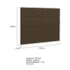 Cabeceira King Berlim P04 195 cm Suede Marrom TCA 942 - Amarena Móveis