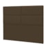 Cabeceira King Berlim P04 195 cm Suede Marrom TCA 942 - Amarena Móveis