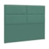 Cabeceira King Berlim P04 195 cm Suede Turquesa TCA 946 - Amarena Móveis