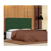 Cabeceira King Berlim P04 195 cm Suede Verde TCA 947 - Amarena Móveis