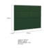 Cabeceira King Berlim P04 195 cm Suede Verde TCA 947 - Amarena Móveis