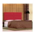 Cabeceira King Berlim P04 195 cm Suede  Vermelho TCA 53 - Amarena Móveis