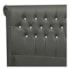 Cabeceira King Brescia P04 195 cm Suede Cinza Escuro TCA 958 - Amarena Móveis