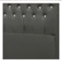 Cabeceira King Brescia P04 195 cm Suede Cinza Escuro TCA 958 - Amarena Móveis