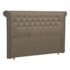 Cabeceira King Brescia P04 195 cm Suede Marrom Claro TCA 945 - Amarena Móveis